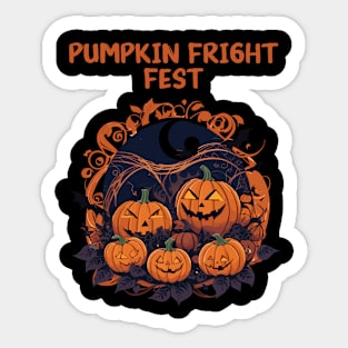 Pumpkins halloween Sticker